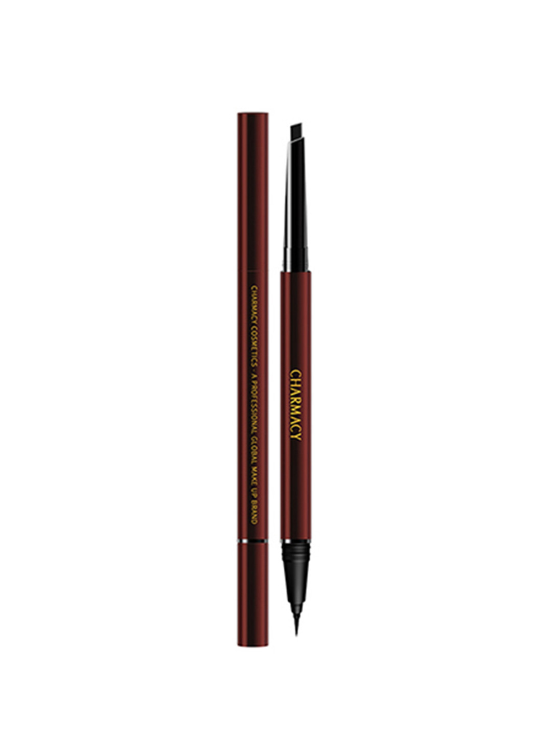 Charmacy Milano Water Proof Duo Eyebrow Filler & Eyeliner Sketch 0.25 g + 0.6 ml - Black