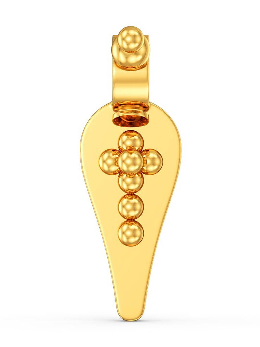 Joyalukkas Women 22Kt Gold Reverent Cross Thaali Pendant - 1.011 g