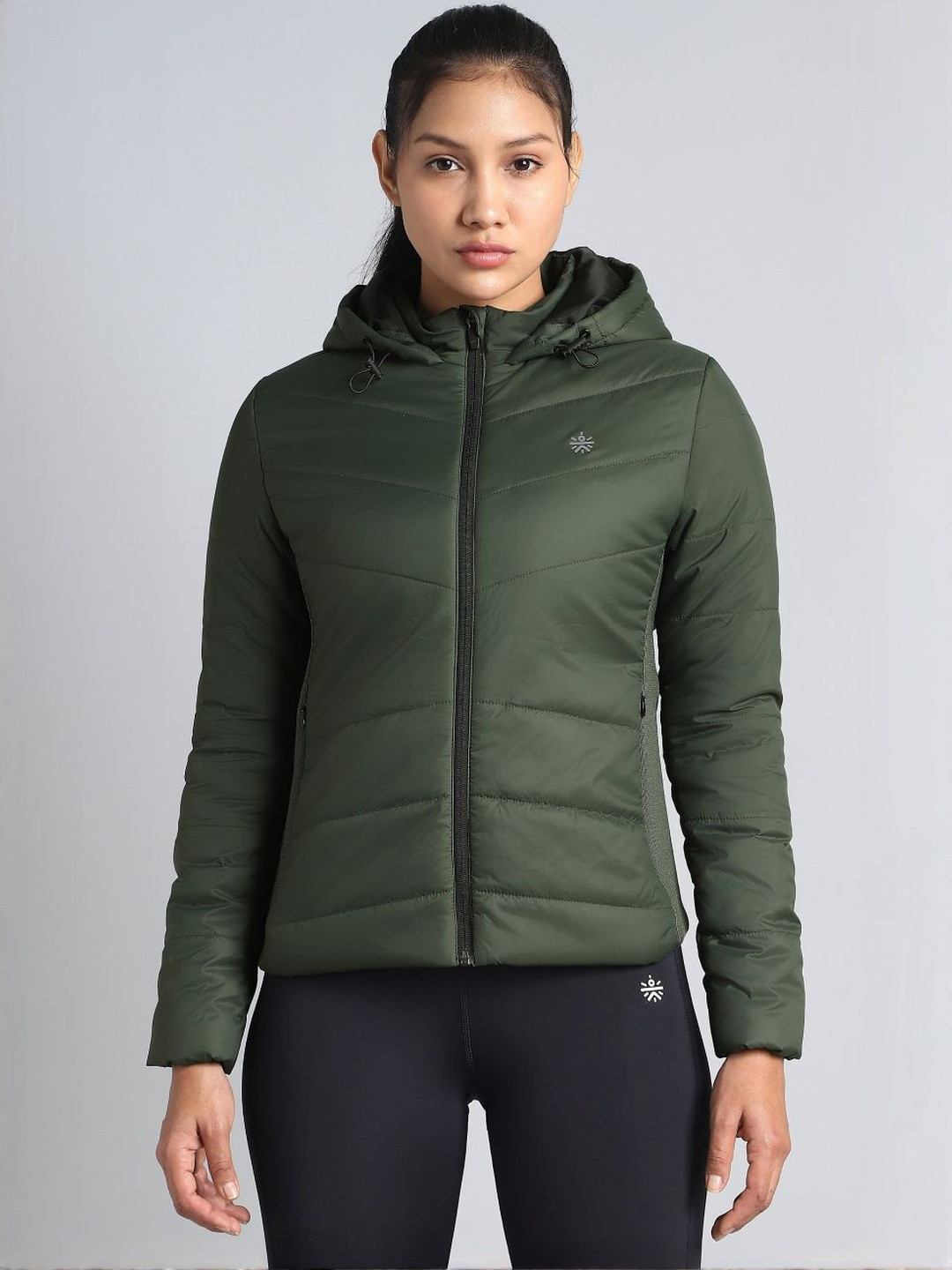 CULT Women's Olive Puffer Jacket