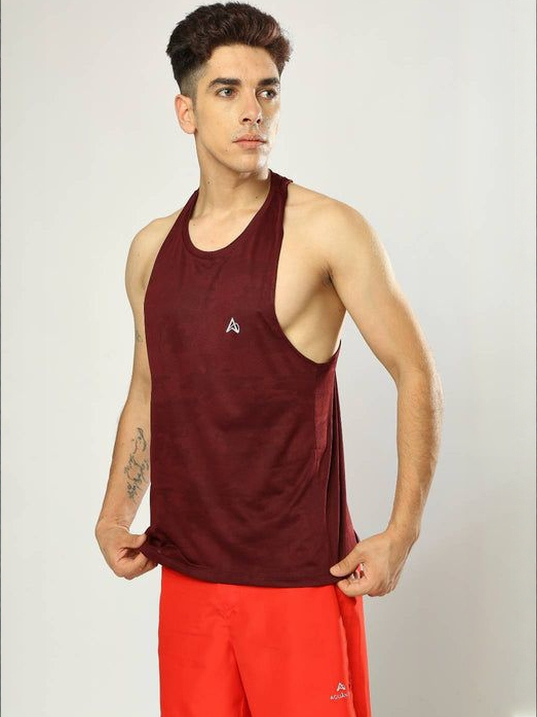 AGUANTE Men Blaze Running Singlet