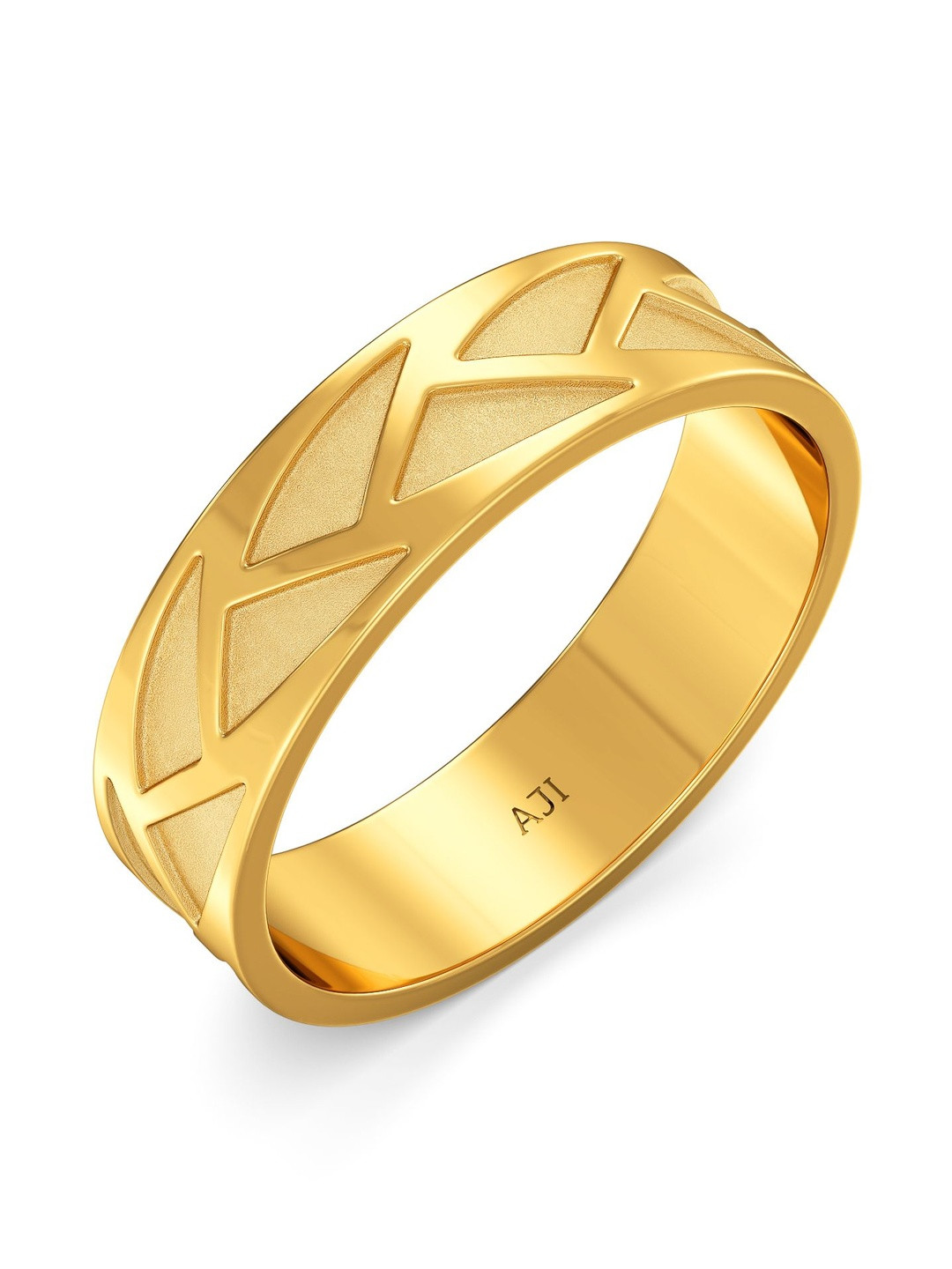 Joyalukkas Men 22Kt Gold Classic Elegance Finger Ring