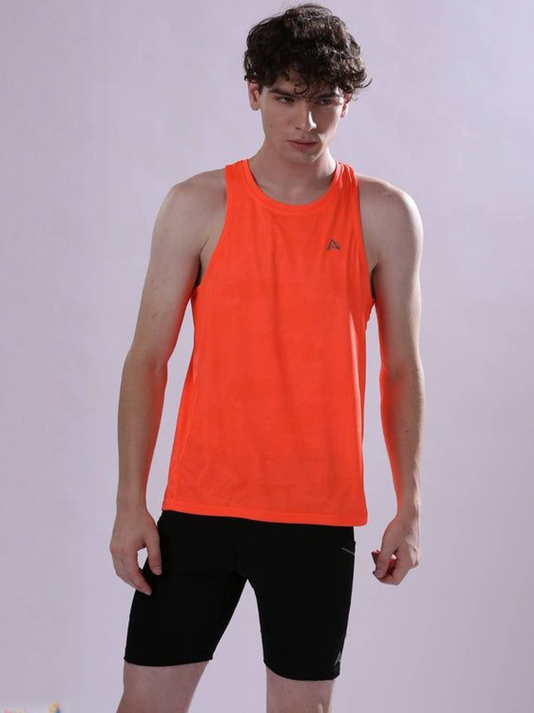 AGUANTE Men Solid Round Neck Sleeveless Race Singlet Basic Innerwear Vests
