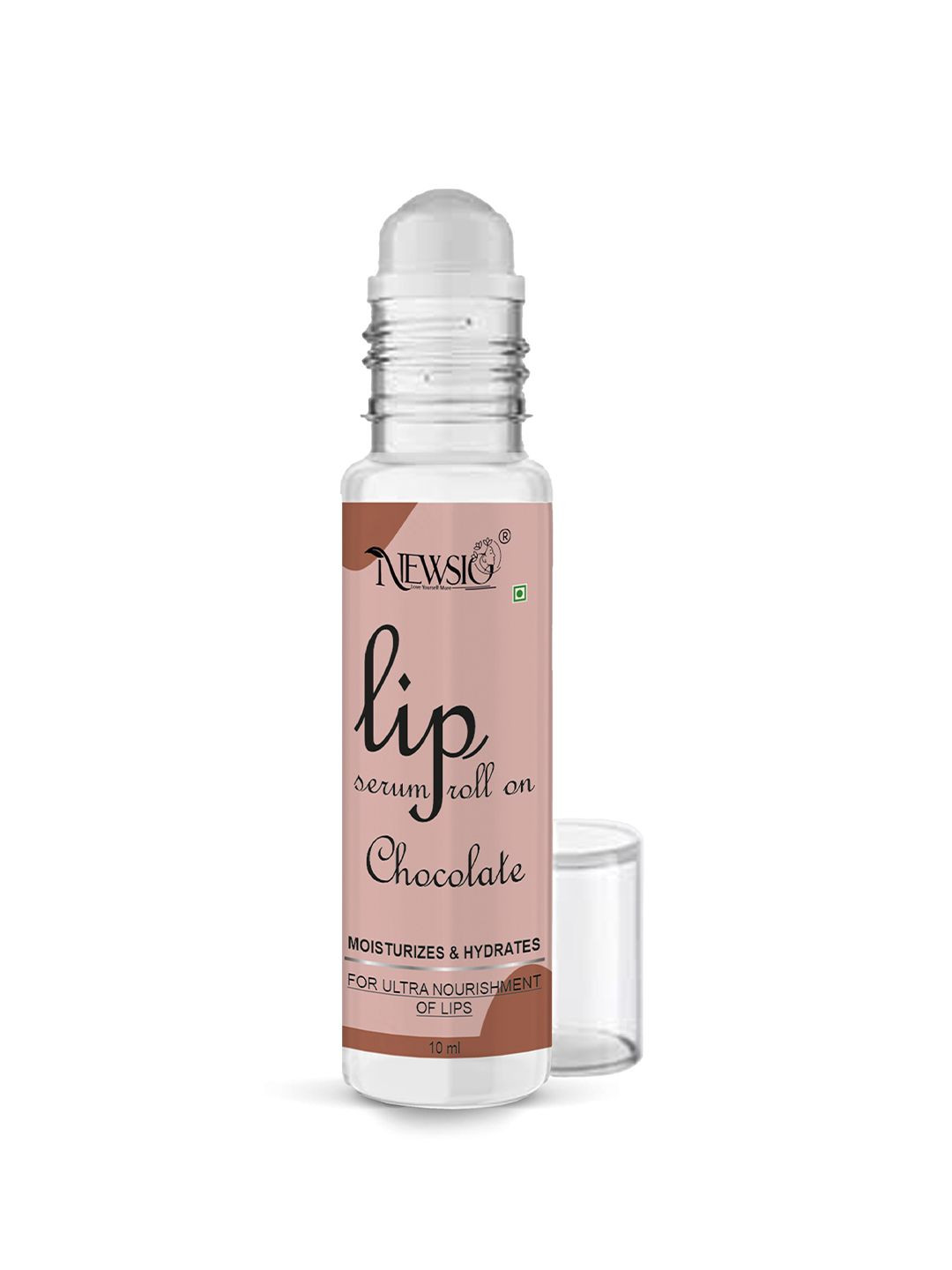 Newsio Roll On Lip Serum for Ultra Nourishment 10 ml - Chocolate