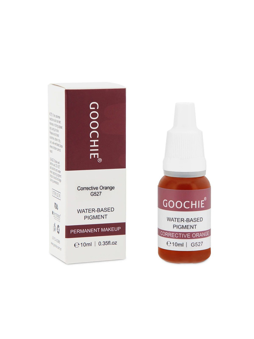 GOOCHIE Permanent makeup 10ml Water-Based Eyebrow Pigment G527 Corrective Orange