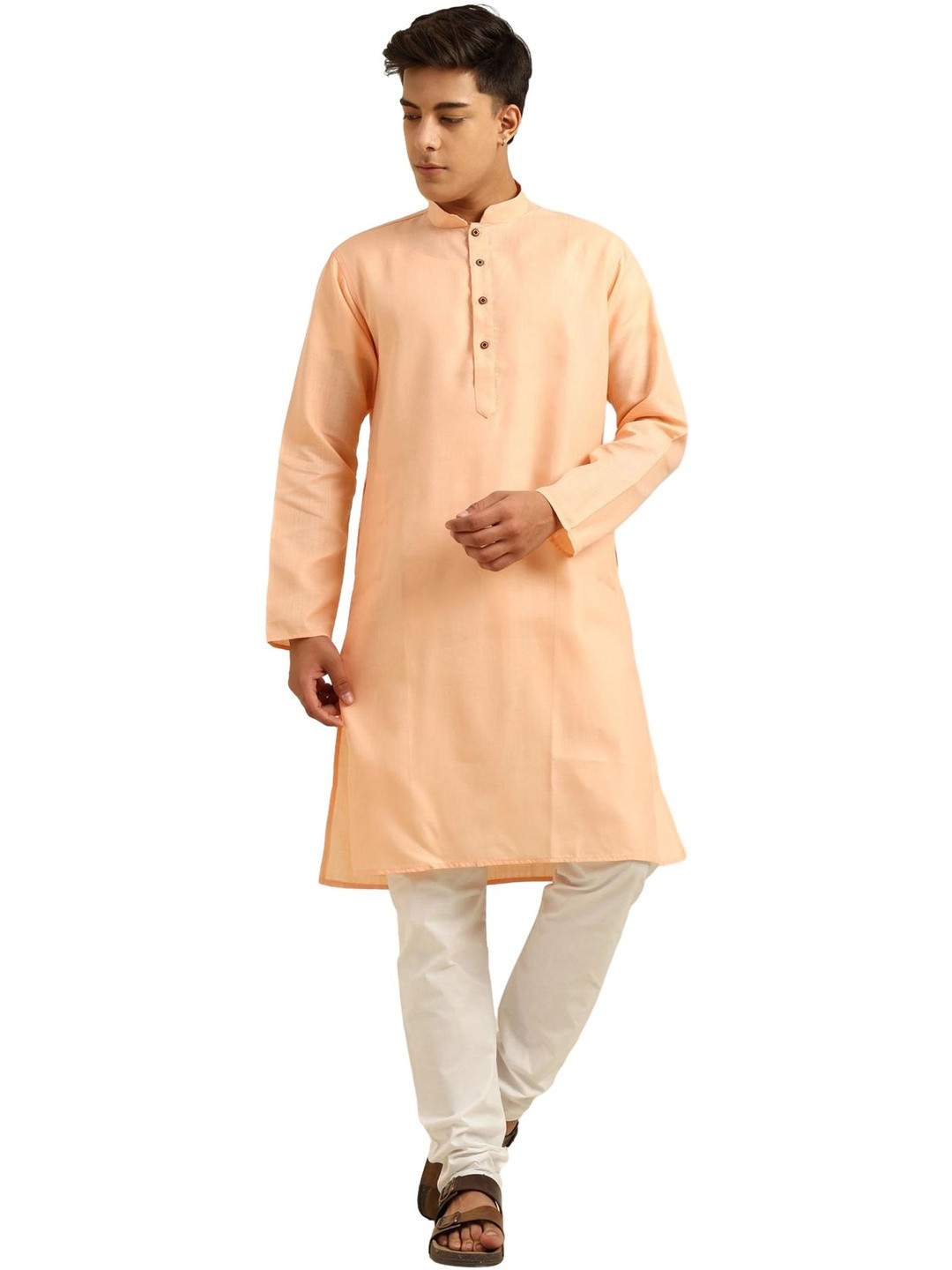 URBAN KANYA Men Regular Pure Cotton Kurta with Pyjamas
