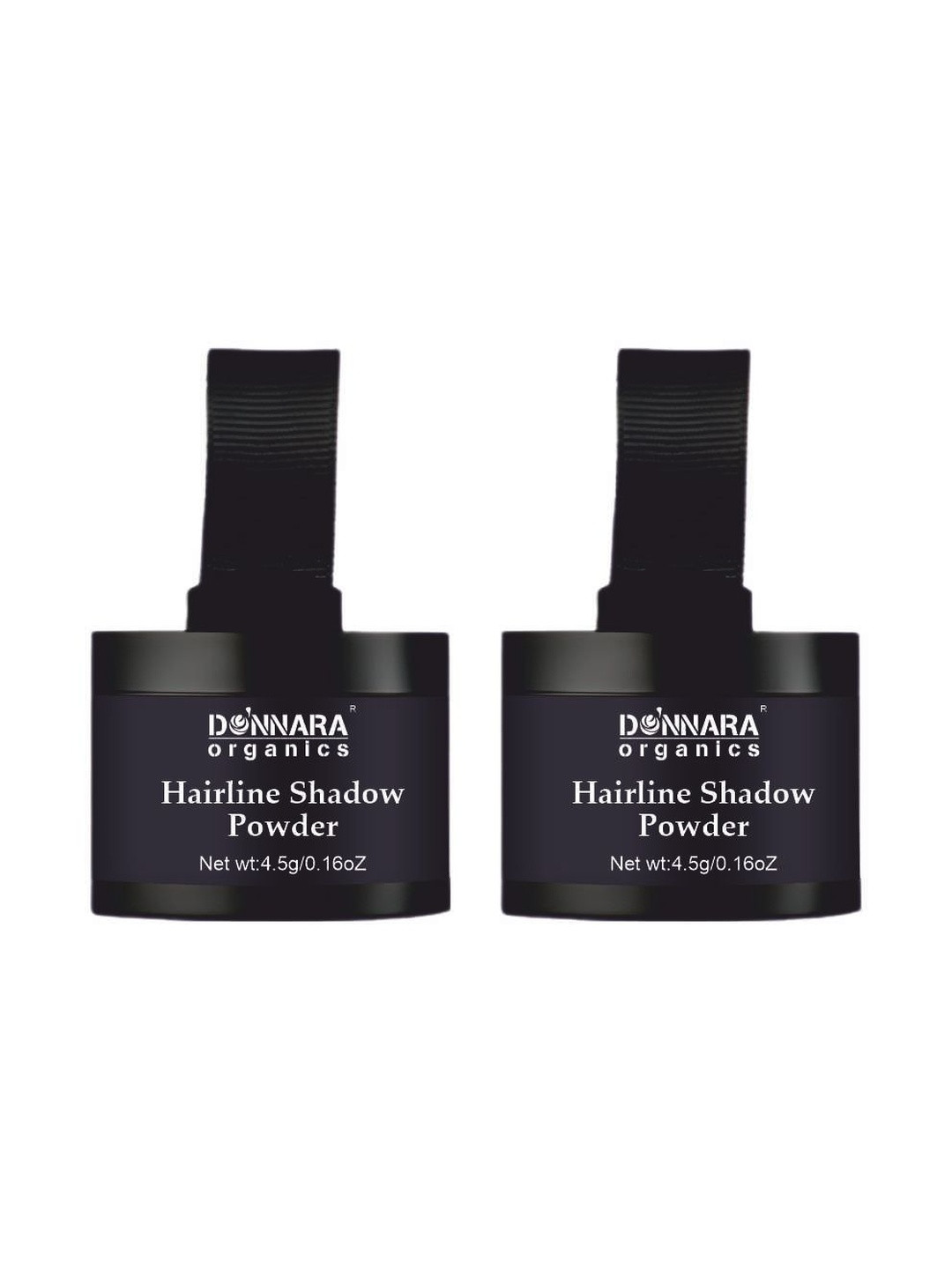 Donnara Organics Set Of 2 Hairline Shadow Powder - 4.5 g Each - Black