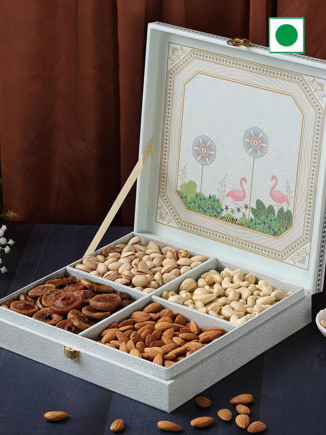 Riwaz Set Of 4 Nuts Seeds and Dried Fruits