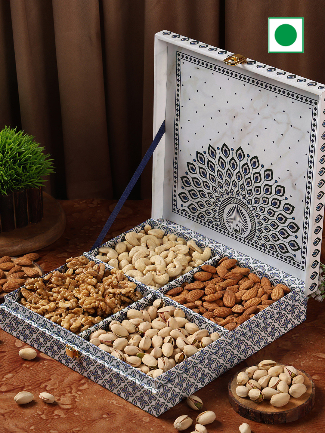 Riwaz Set Of 4 Dry Fruits Gift