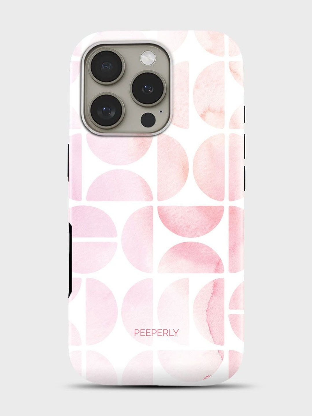 PEEPERLY Unisex iPhone 14 Pro Max Geometric Max Arizona Impact Resistant Back Case