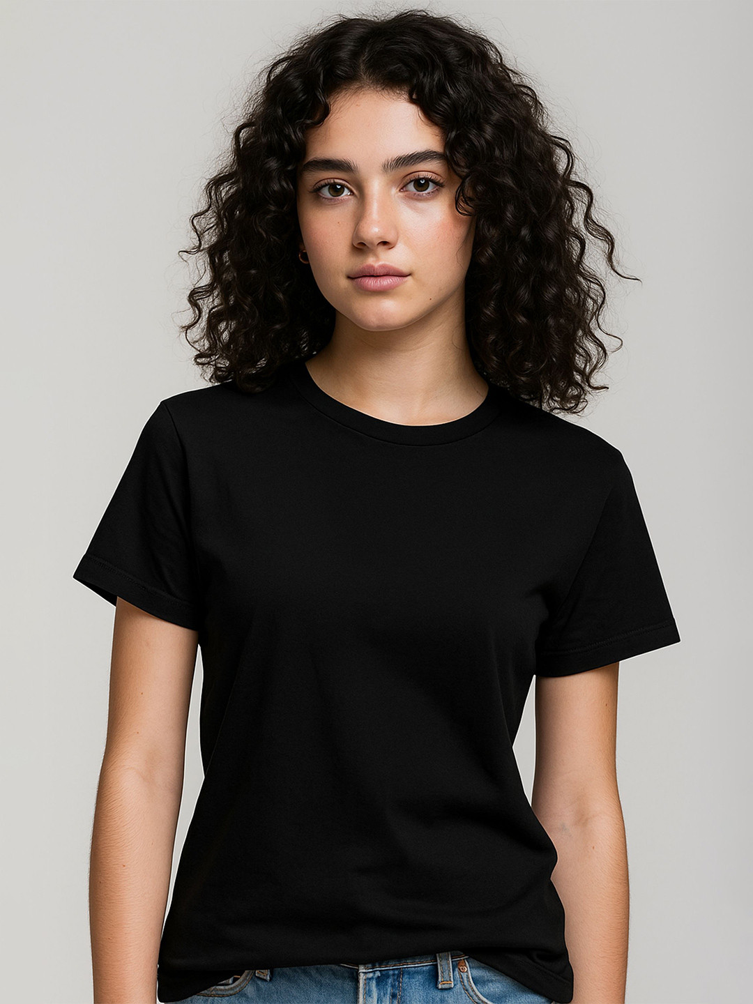 inner element Girls Round-Neck Short Sleeves Pure Cotton Tshirts