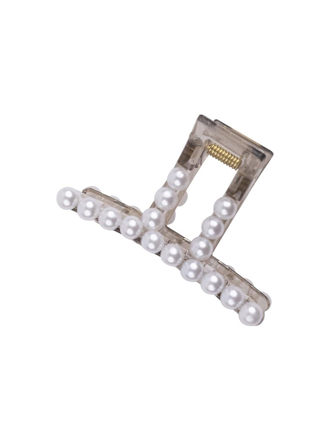 Medbuddy Women Beaded Plastic Claw Clip