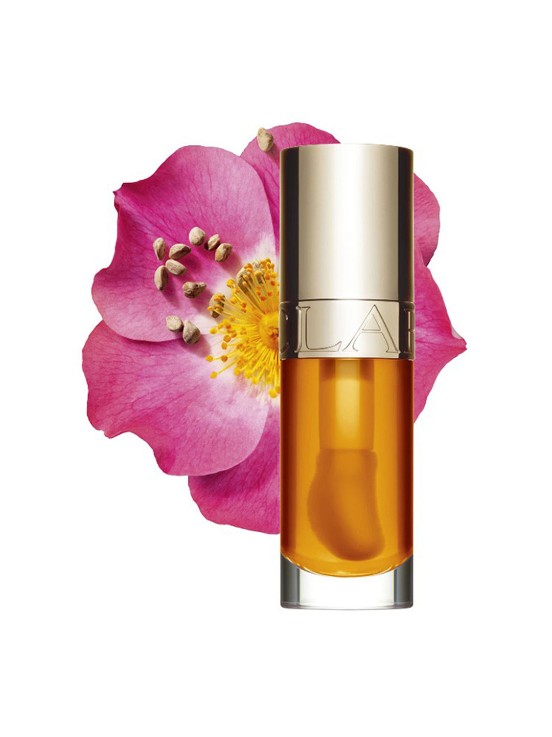 CLARINS Lip Comfort Oil with Jojoba Oil 7ml - Honey 01