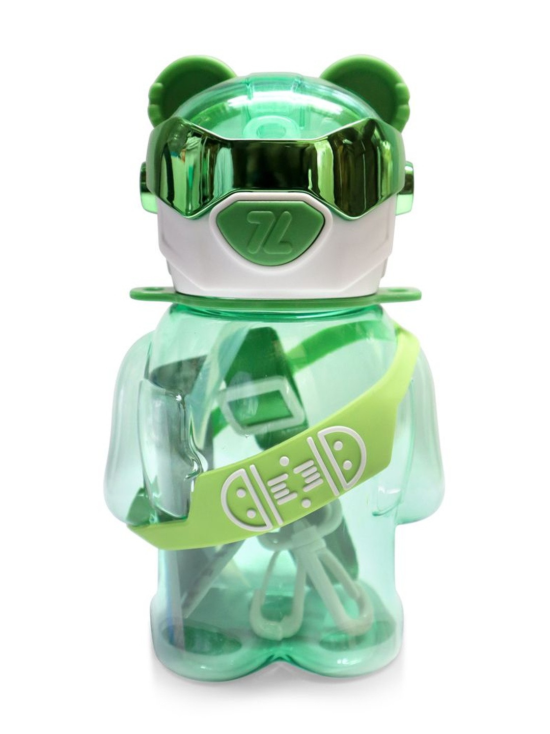 Lifaura Kids Green Flip Top Sipper Water Bottle - 550 ml