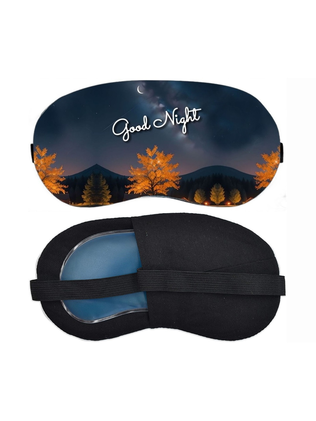 Veeva Beauty & Fashion Unisex Printed Sleep Aid Ice Pack Eye Mask For Dark Circles