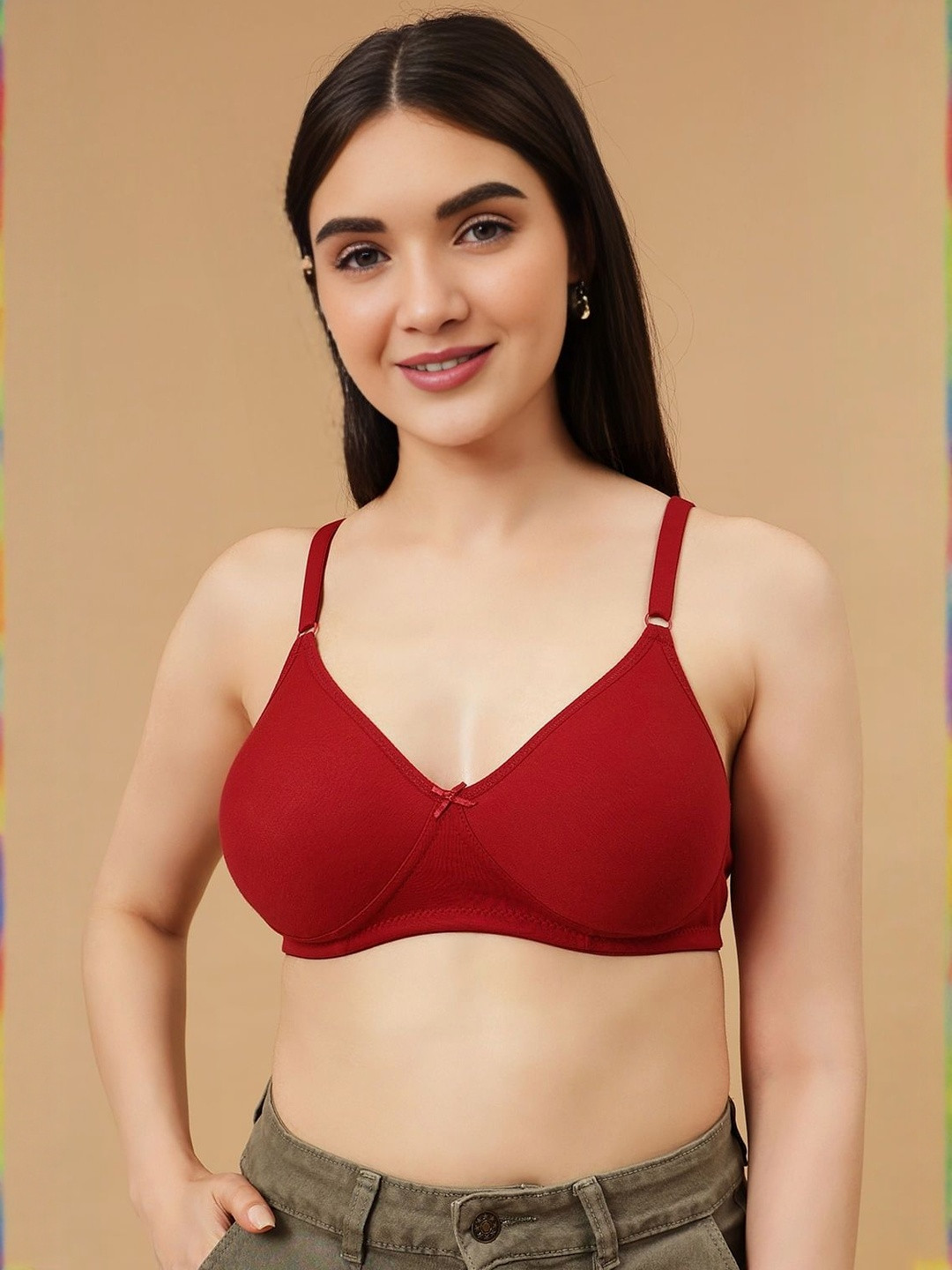KELLPAR Full Coverage Seamless Non Padded Bra