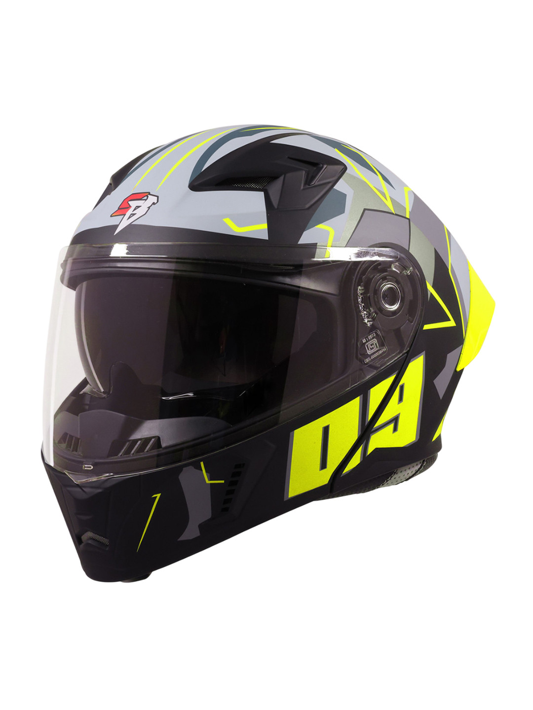 Steelbird Men Anti-Scratch ISI Certified Flip Up Motorbike Helmet