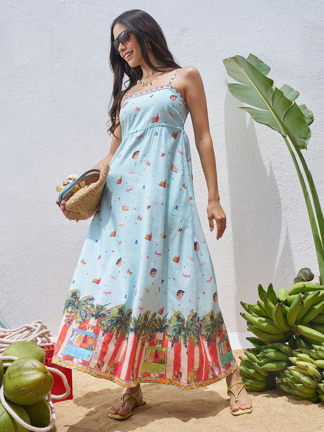 Vara By Vishudh Women A-Line Maxi Dress