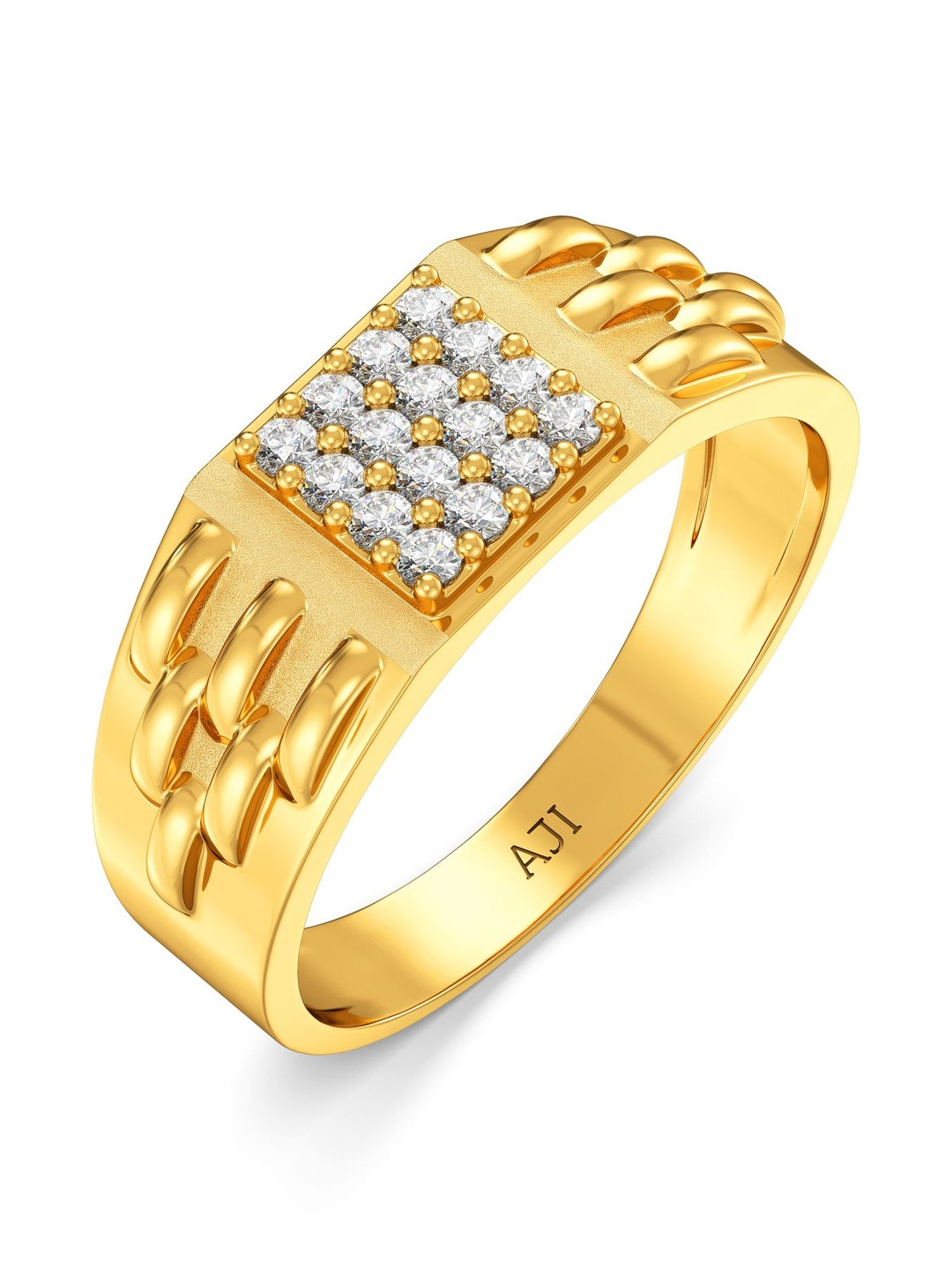 Joyalukkas Men 22Kt Gold Finger Ring - 4.967 g