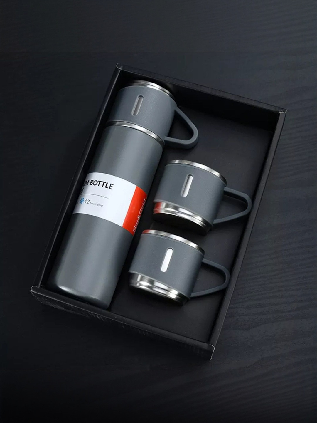 Style Homez Grey Single Stainless Steel Double Wall Vacuum Water Bottle