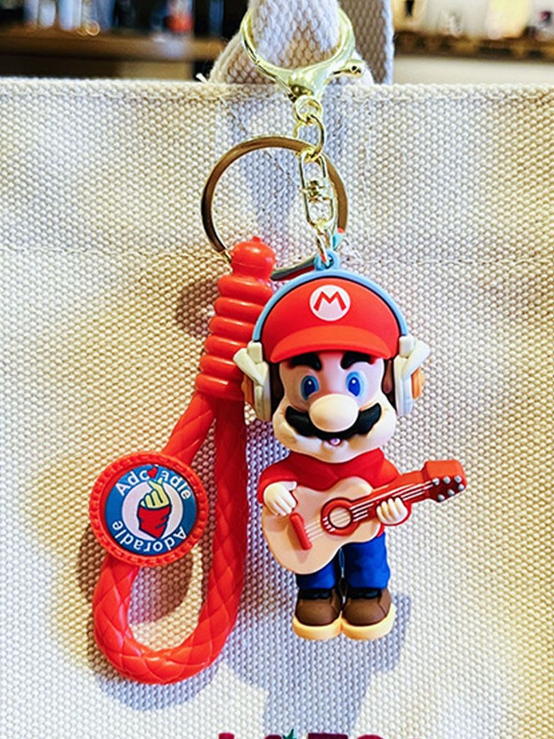 Spiaty Cute 3D Super Mario Cartoon Key Chain