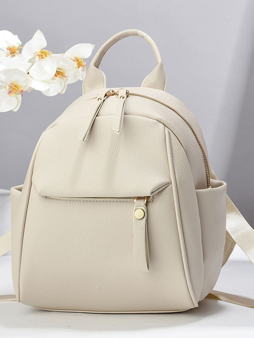 StyleCast Women Textured Ergonomic Strap Backpack - 16 L