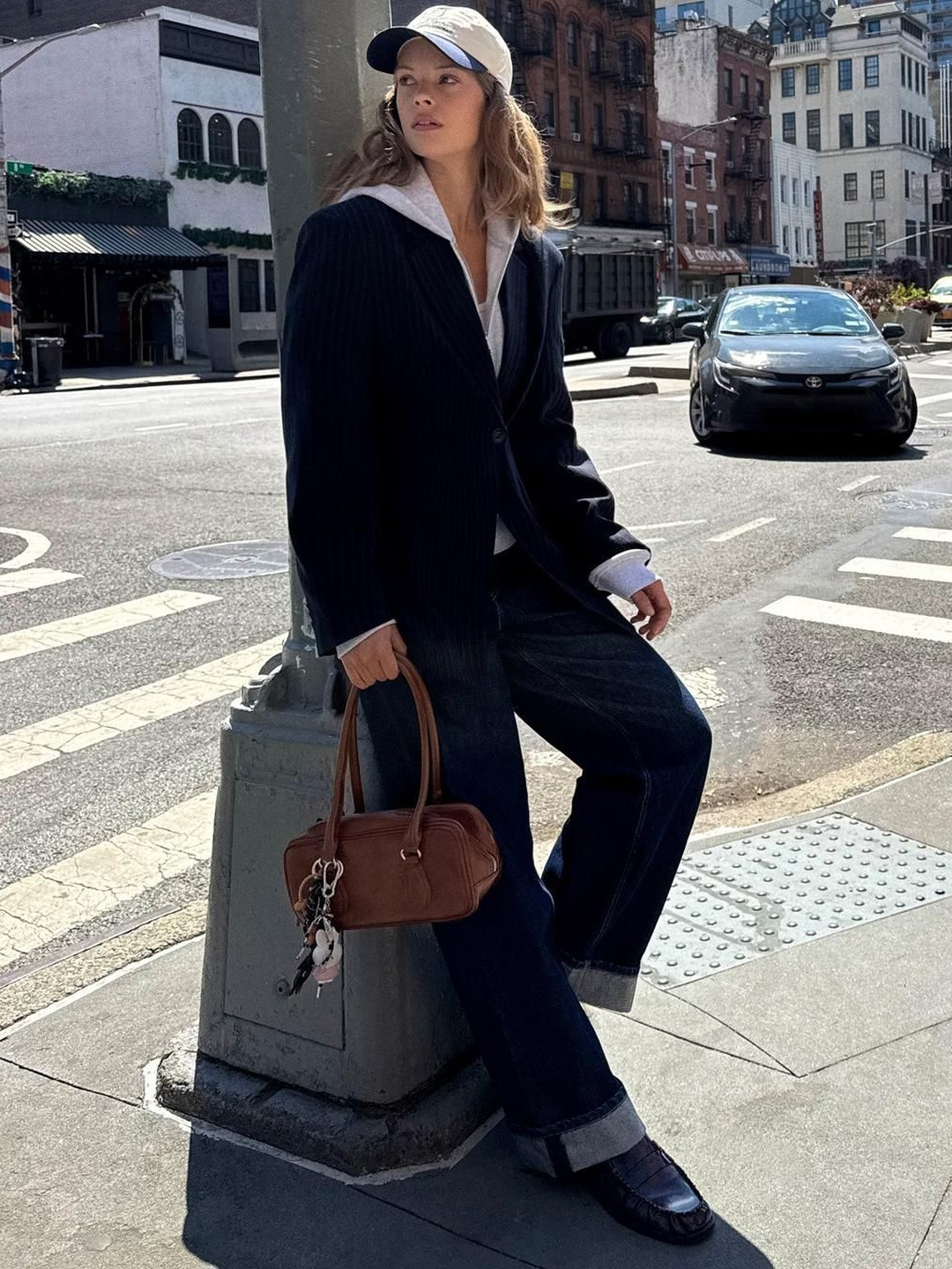 Bershka Single-Breasted Notched Lapel Blazer