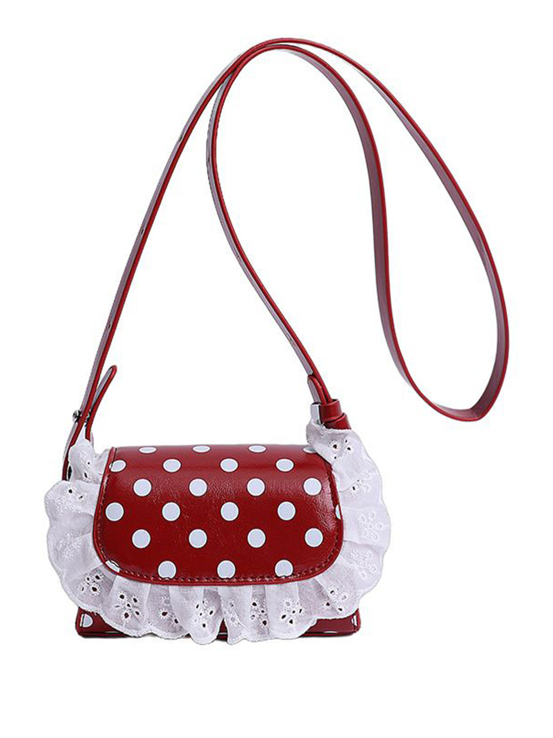 StyleCast x Revolte Printed One Handle Cut Work Structured Sling Bag