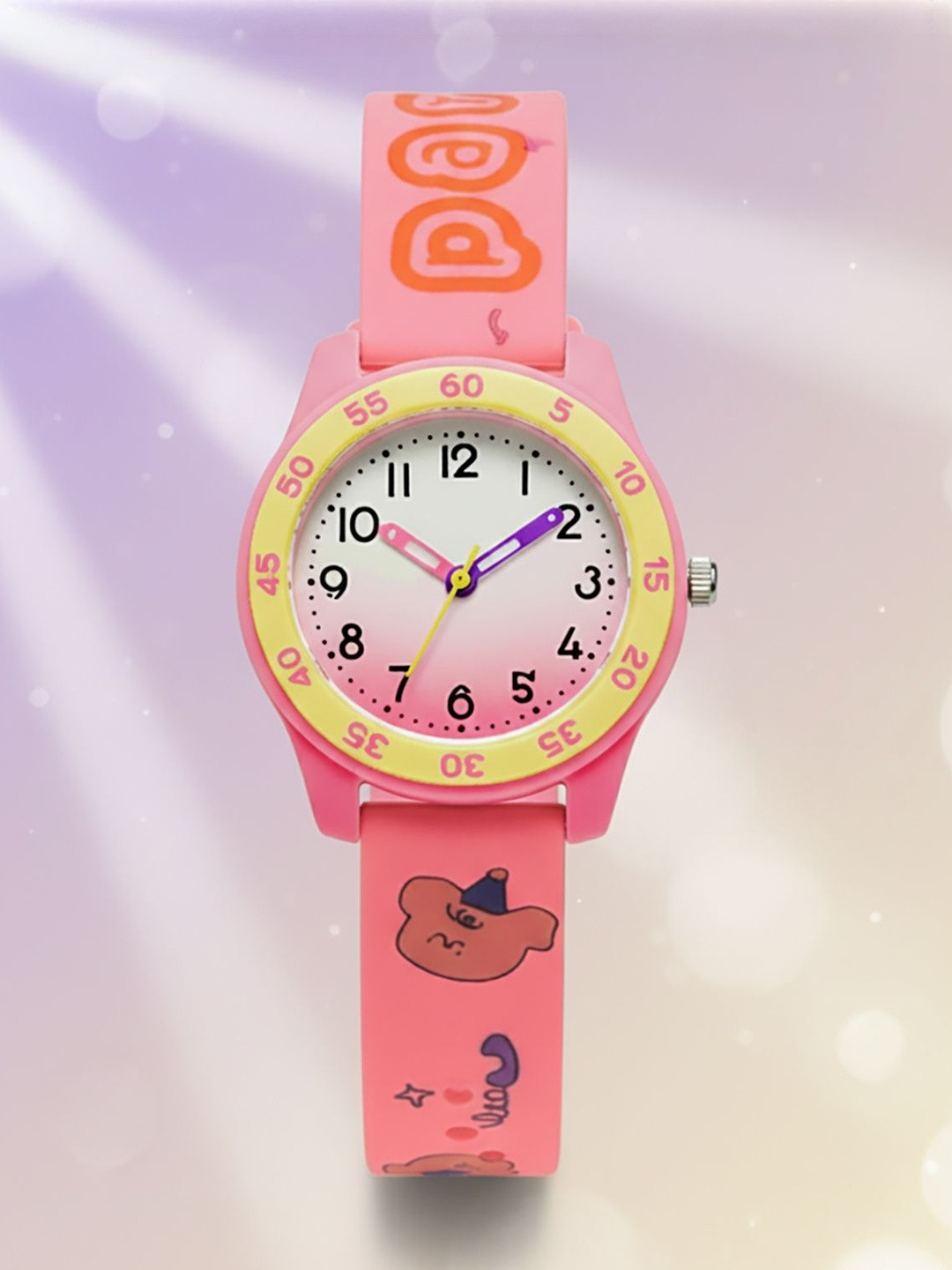 Time Up Kids Silicon Straps Analogue Watch D6032-12