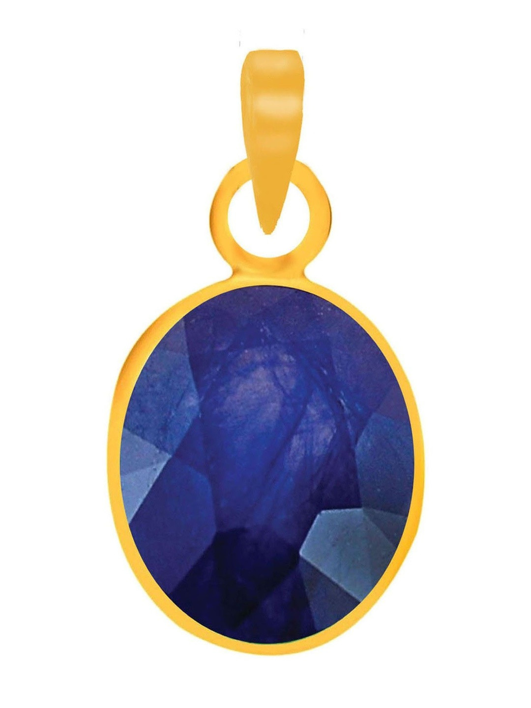 RAVIOUR LIFESTYLE Unisex Sapphire Pendant 3.25 Ratti or 2.84 Carat Alloy Pendants
