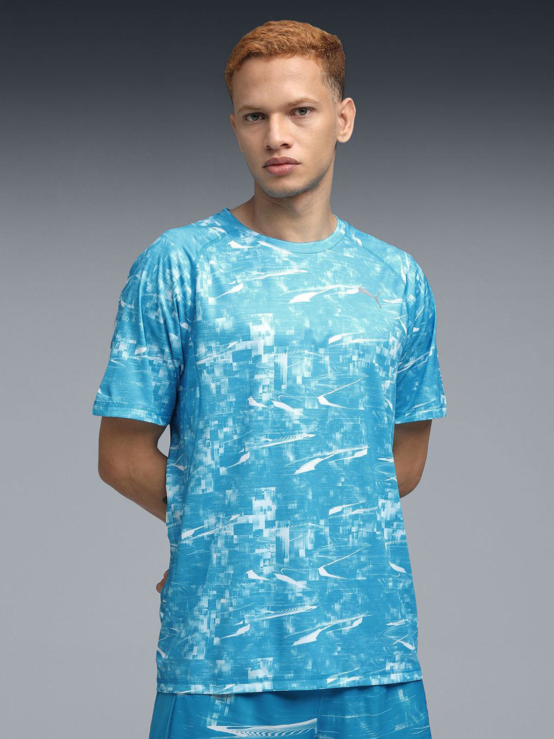 Puma Run Velocity Men's All Over Print T-shirt