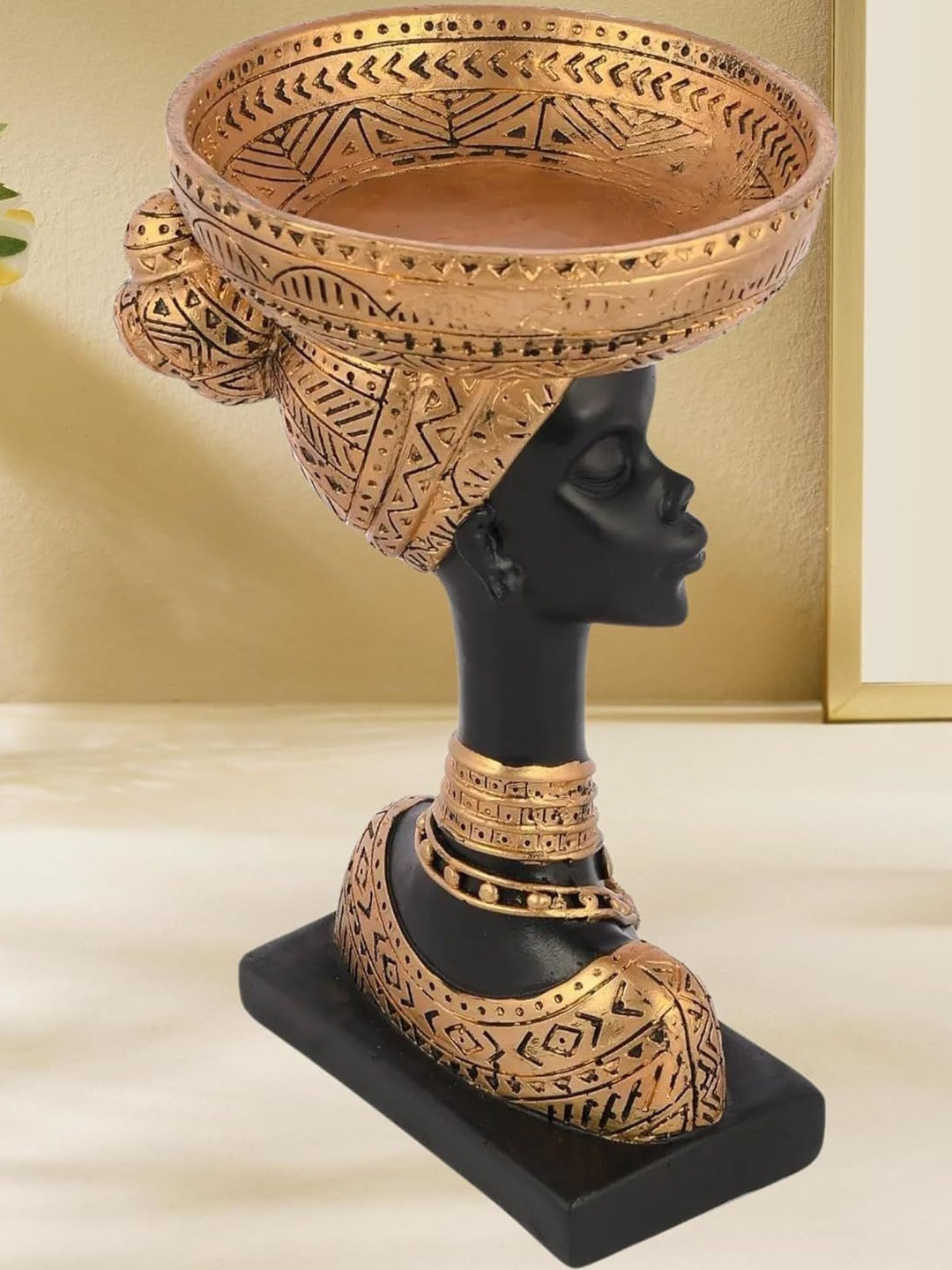 THE SACRED GIFTS Tribal Lady Figurine Showpiece