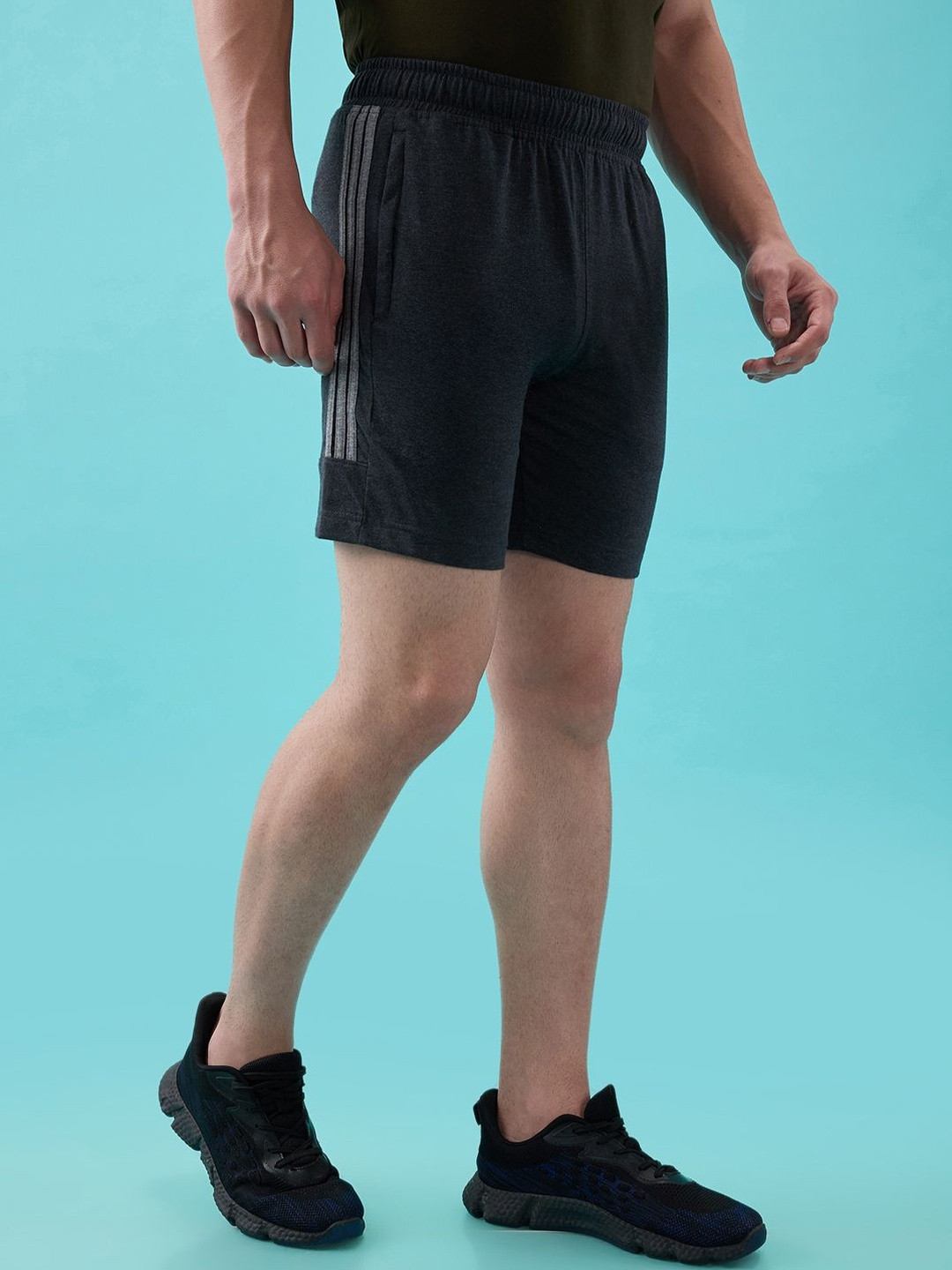 HINT Men Side Striped Antimicrobial Technology Shorts