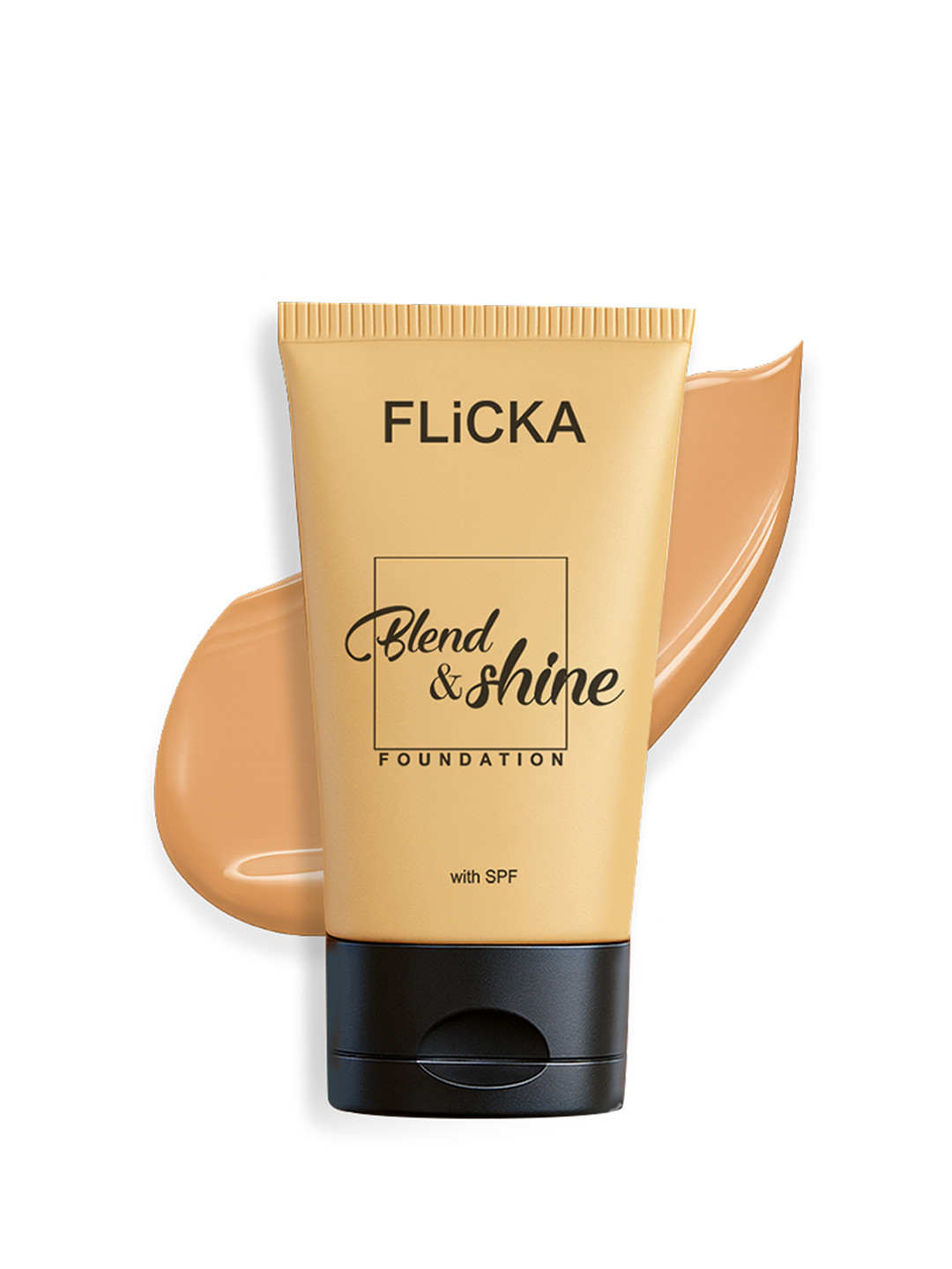 FLiCKA Women Blend & Shine Liquid Foundation With Spf - 04 Walnut - 30 ml