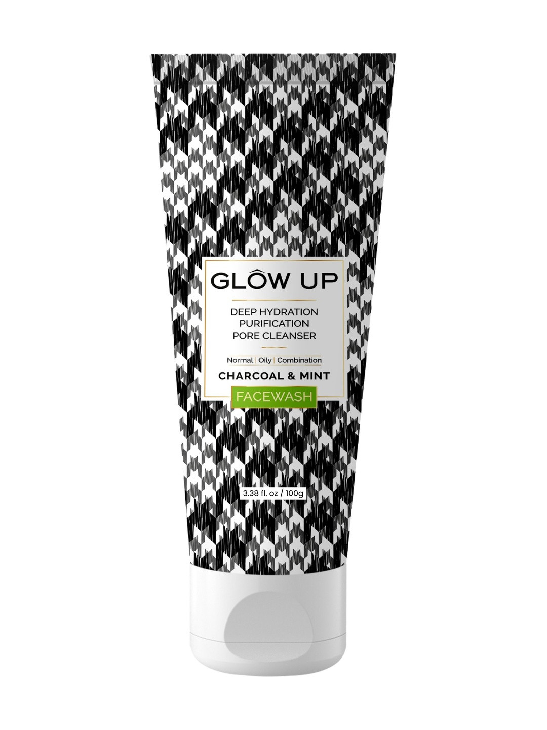 GLOW UP Unisex Charcoal & Mint Face Wash - 100 g