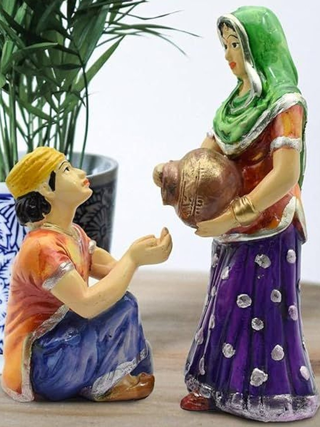 THE SACRED GIFTS Purple Religious Figurine Showpiece