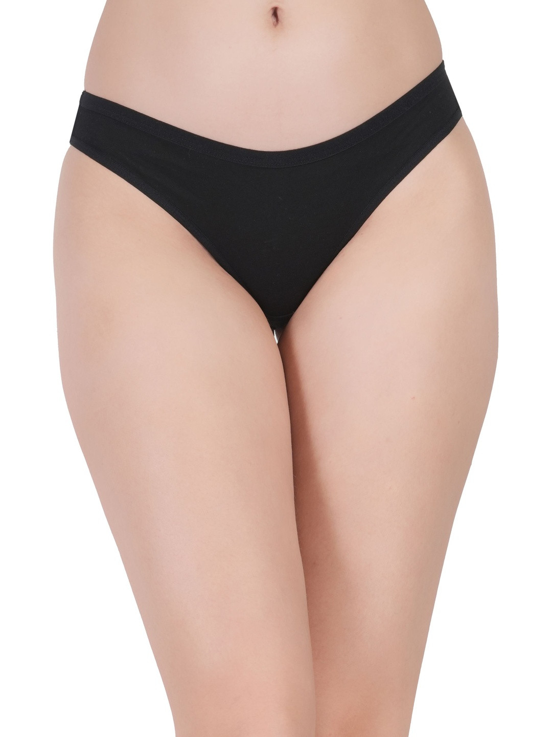 KELLPAR Women Solid Low Rise All-Day Comfort Thong Brief