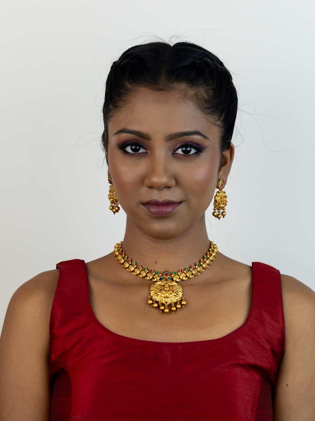 Kulin Gold-Plated Alloy Necklace and Earrings