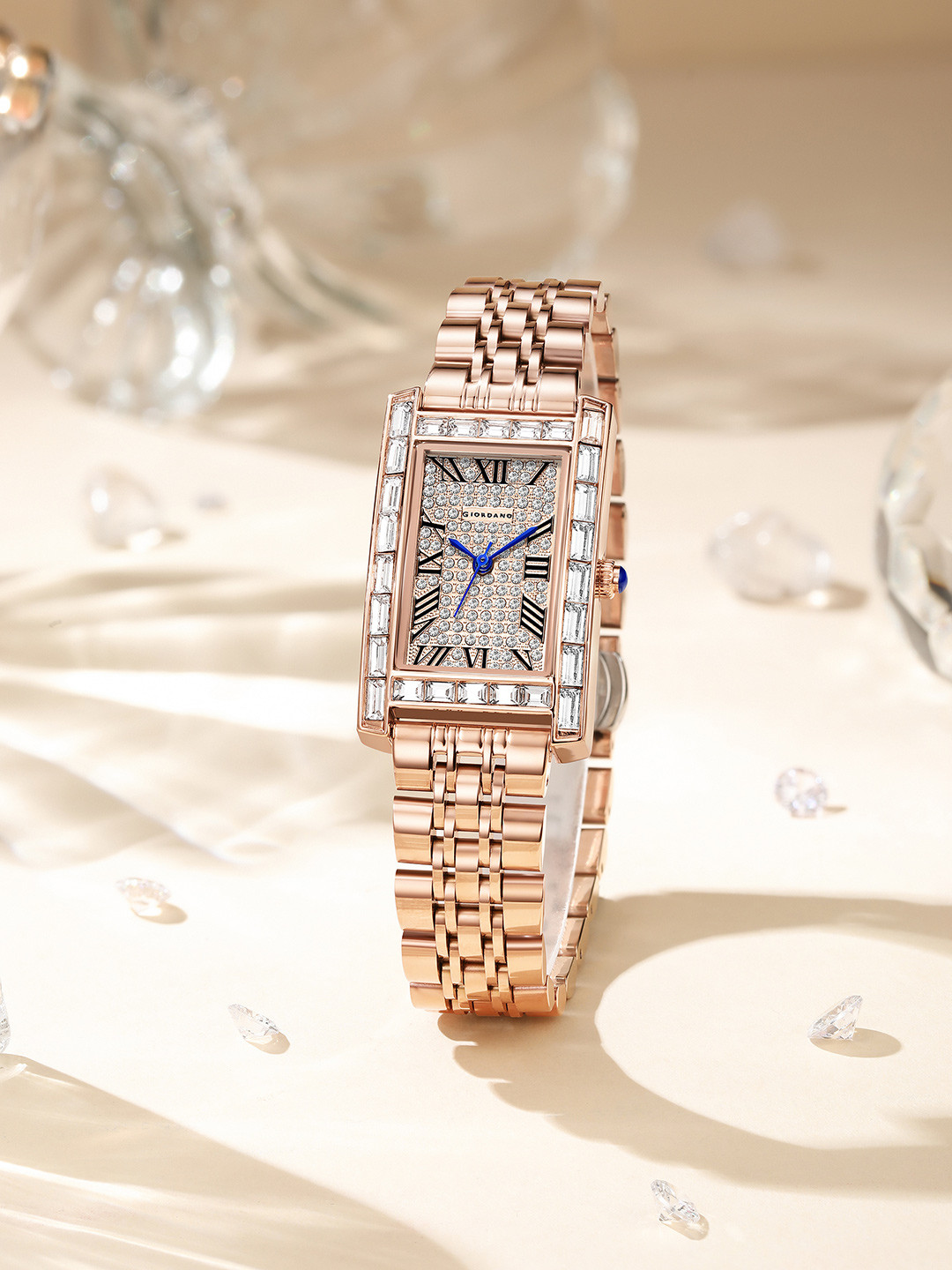 GIORDANO Women Stainless Steel Bracelet Style Straps Analogue Watch GZ-60119-33