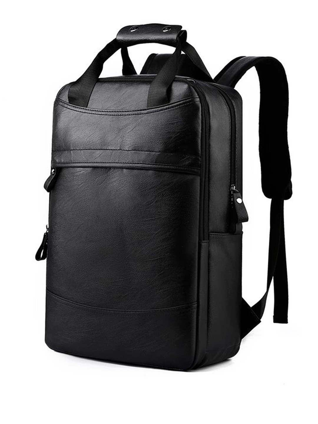 Mast & Harbour Men Textured Medium Padded Backpack with Side Pocket