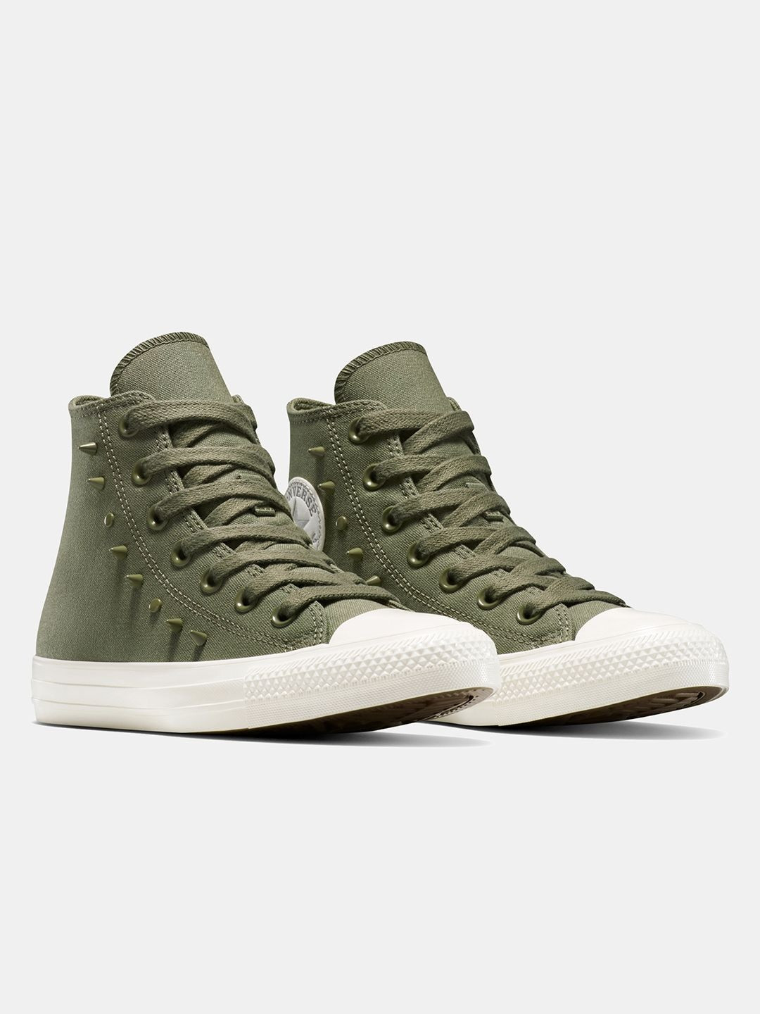 Converse Chuck Taylor All Star Unisex Spikes Chunky Embellishments High-Top Sneakers