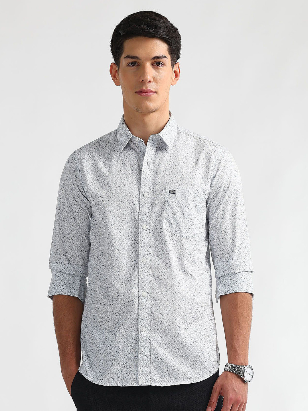 Arrow Sport Men Chelsea Slim Fit Floral Printed Pure Cotton Casual Shirt