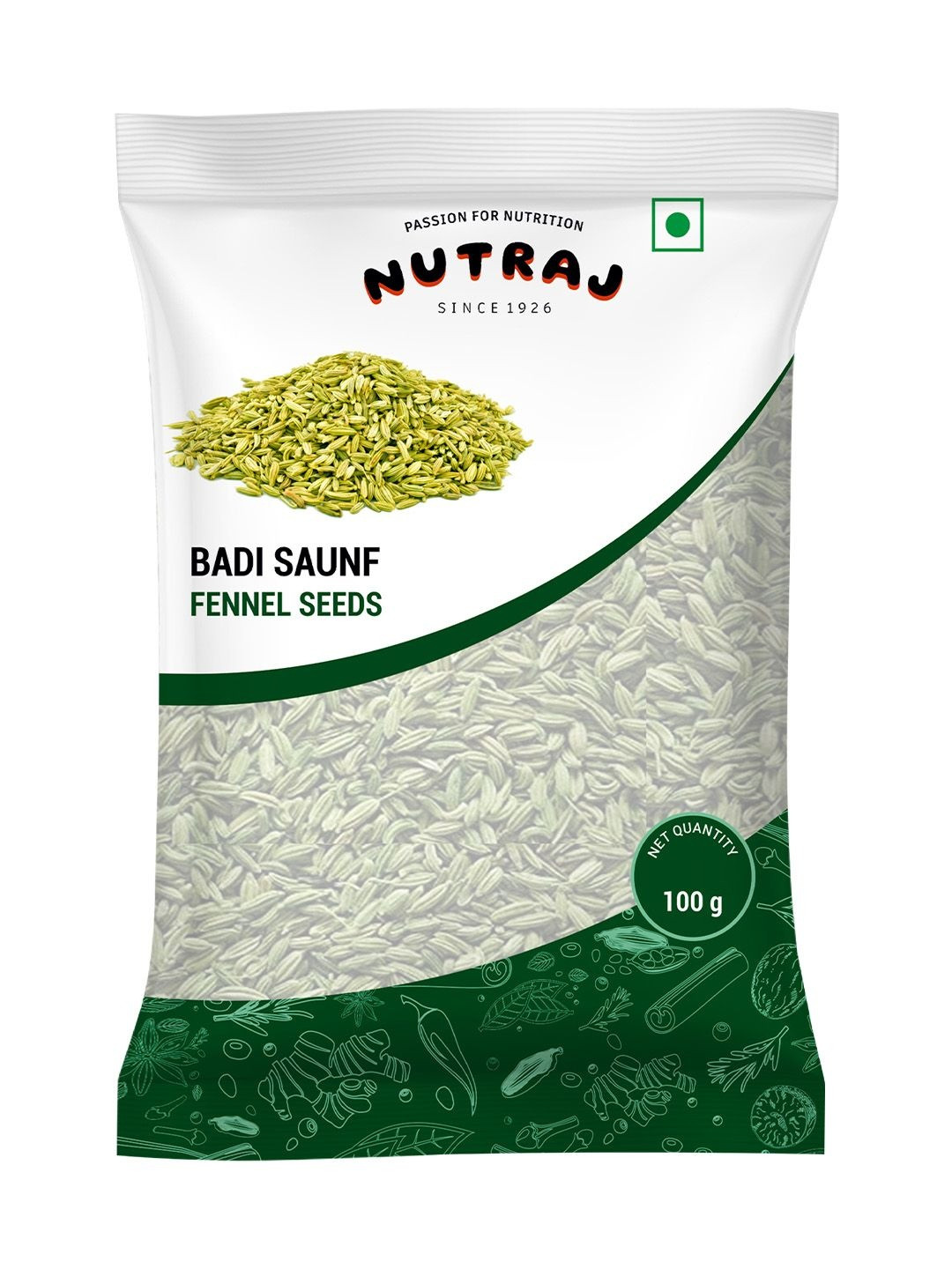 Nutraj Badi Saunf Fennel Seeds 100g