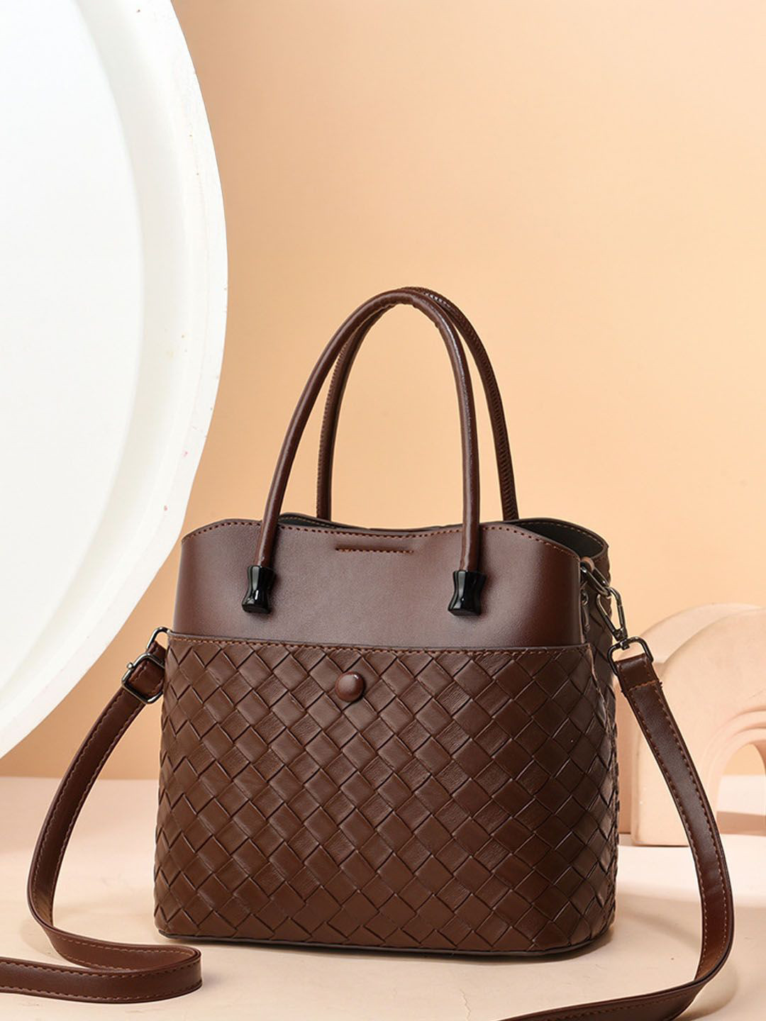 StyleCast Bucket Detachable Sling Strap Bucket Handheld Bag