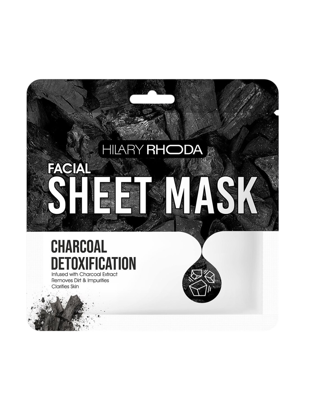 Hilary Rhoda Charcoal Detoxification Deep Nourishment Sheet Mask - 20 g