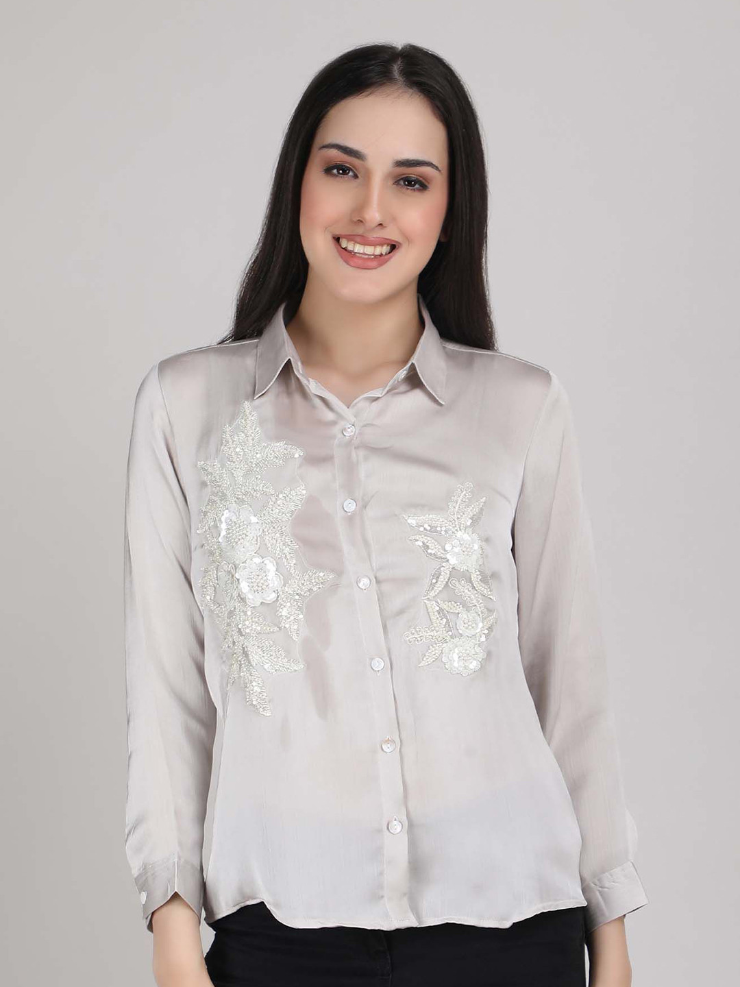 Blue Ronin Women Floral Printed Spread Collar Casual Shirt