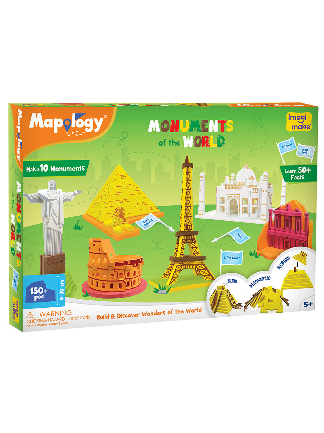 Imagimake Kids Skill Development Manual Operation Mapology Game