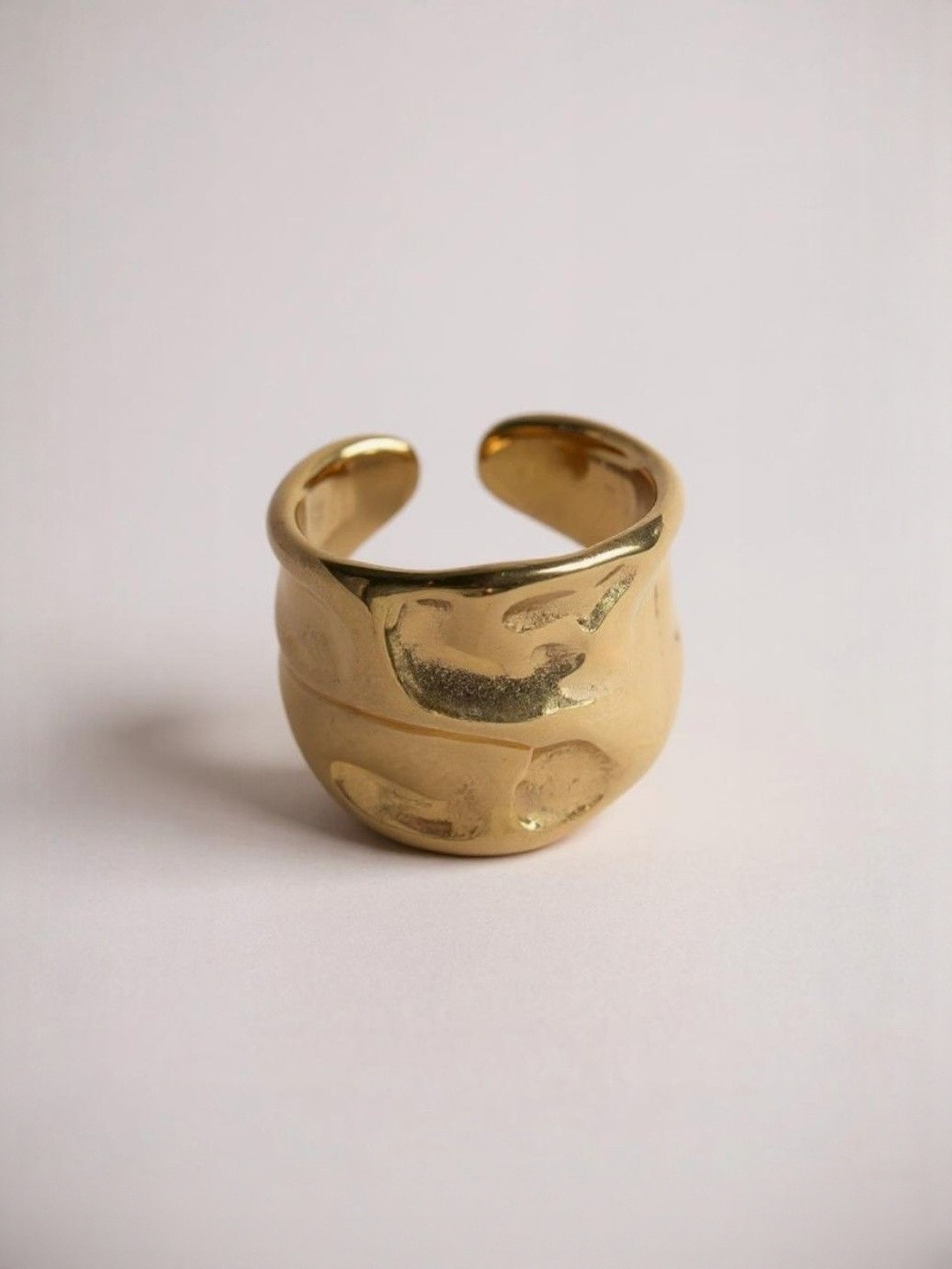 CAO Jewellery Women Textured Adjustable Finger Ring