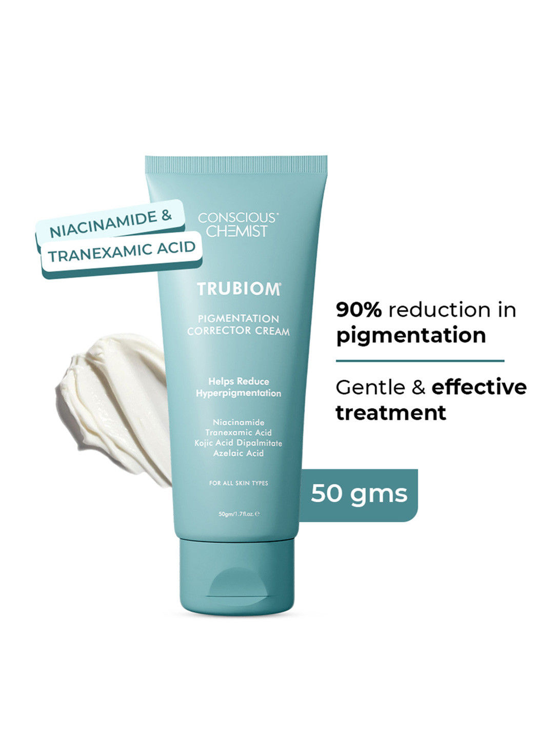 Conscious Chemist Pigmentation Corrector Moisturiser for Dark Spots & Uneven Tone - 50 g