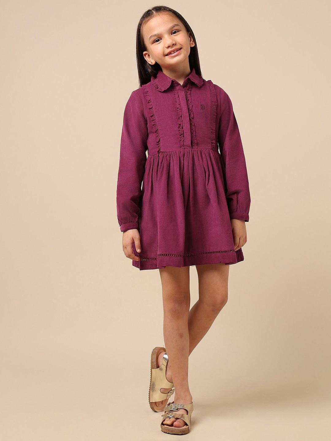 U.S. Polo Assn. Kids Shirt Mini Dress