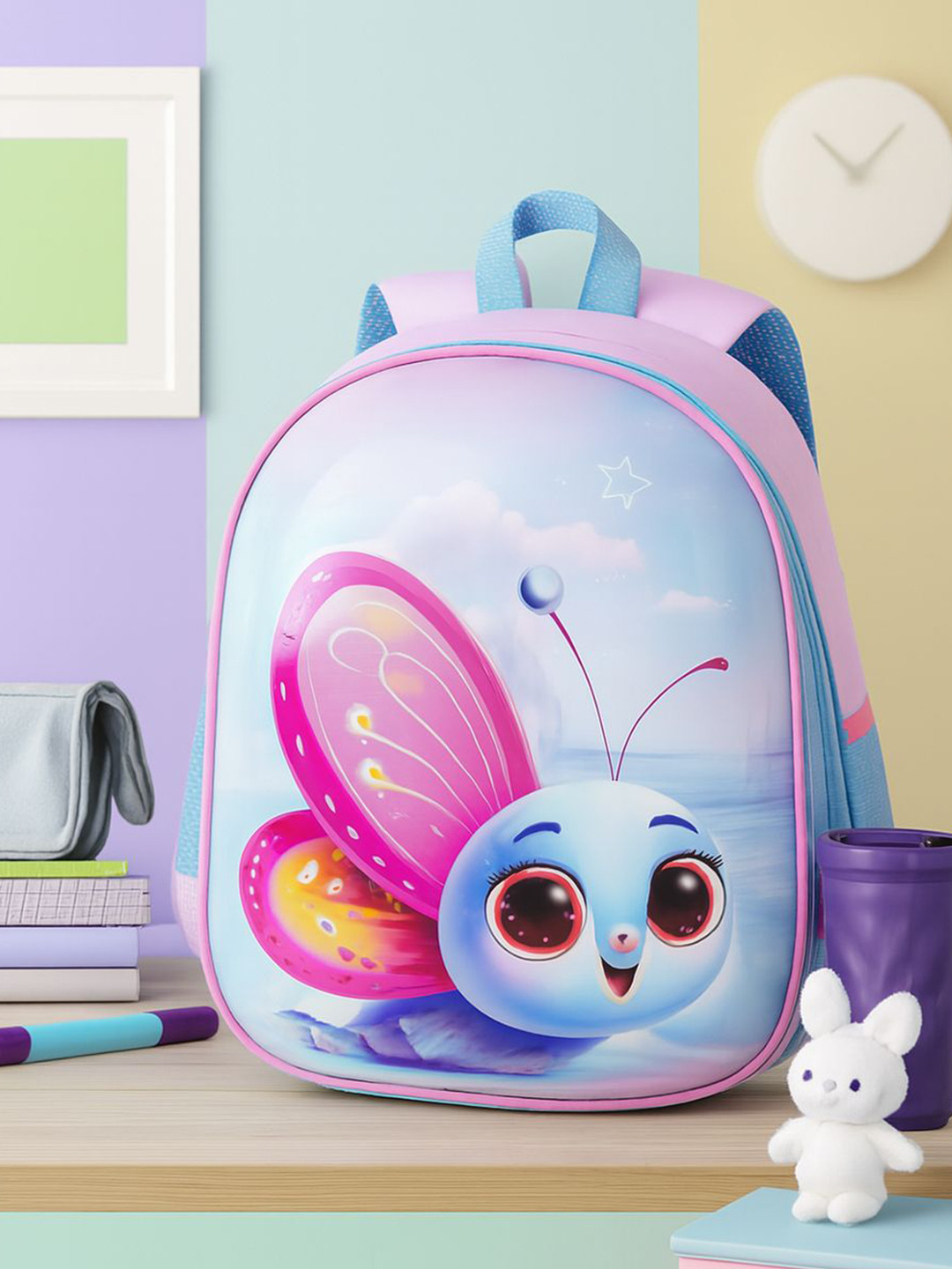 SAGEWARE Kids Graphic Printed Small Size Backpack With Padded Shoulder Strap-5L